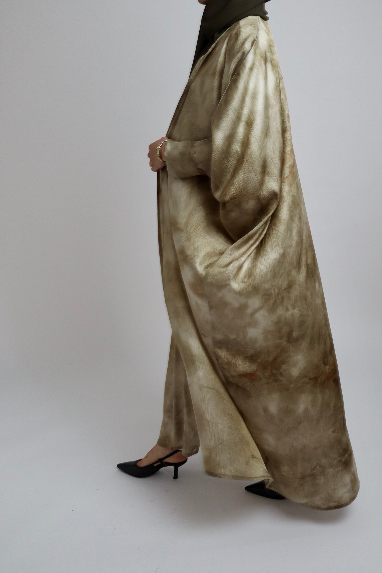 Marble Abaya | Olive