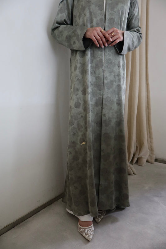 Spring Bloom Abaya | Mint