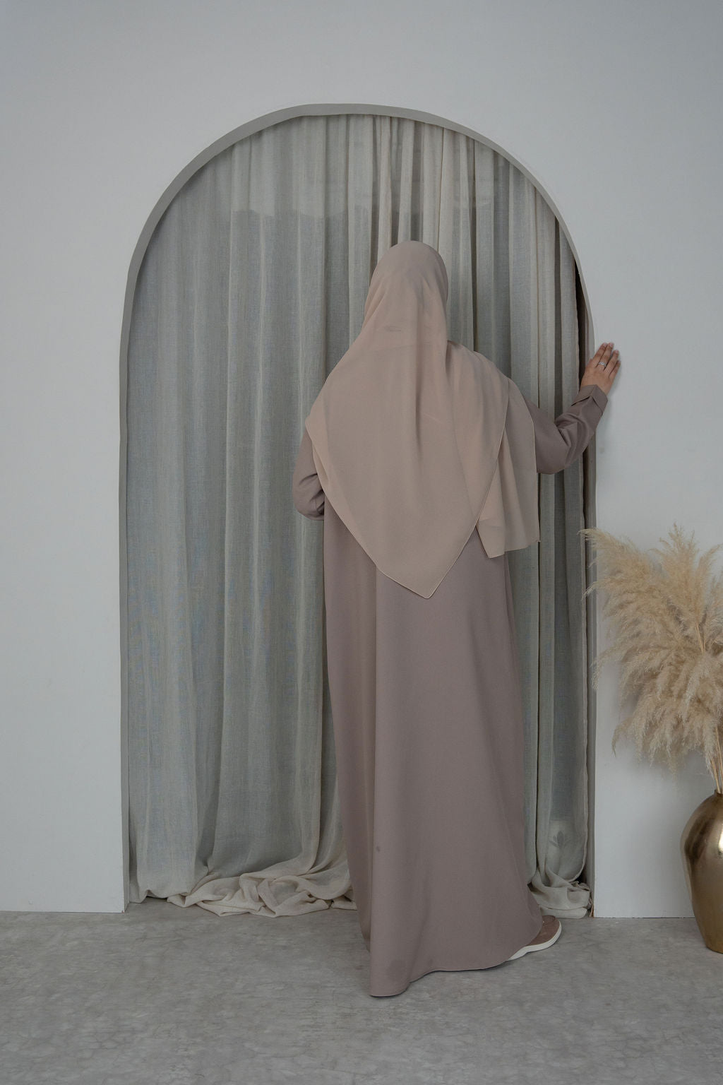 Classic Blazer Abaya | Beige