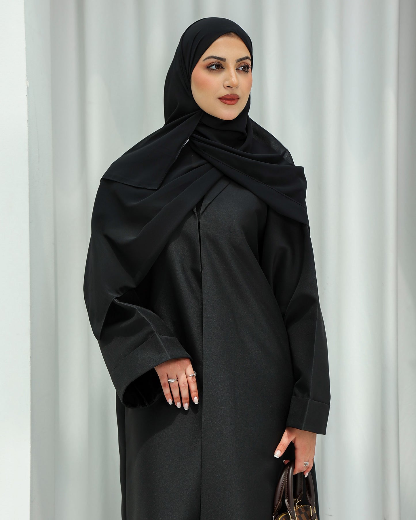 Structured Blazer Abaya | Black