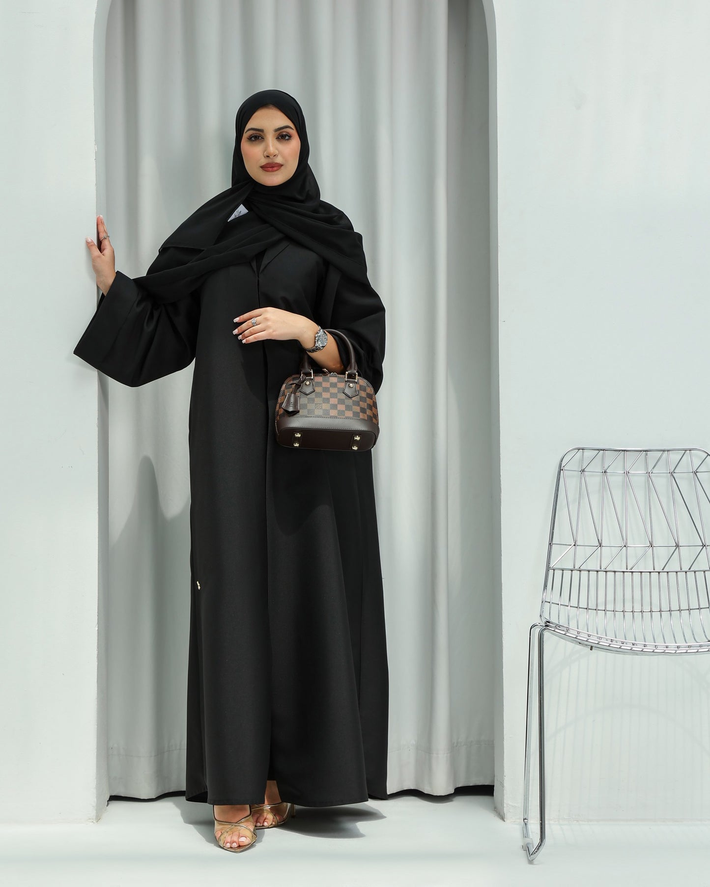 Structured Blazer Abaya | Black