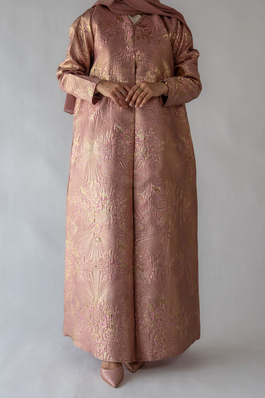 Luxe Pink Abaya