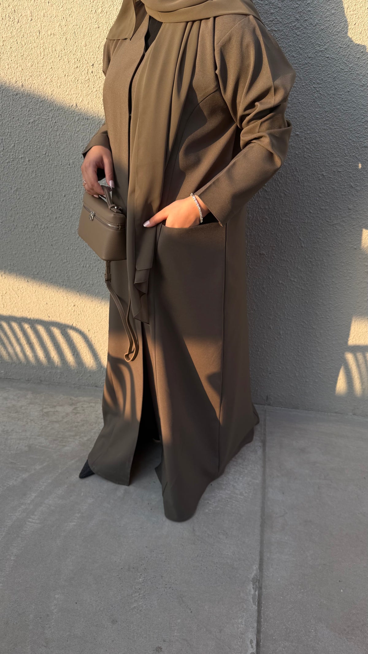 Tailored Abaya | Sage Green