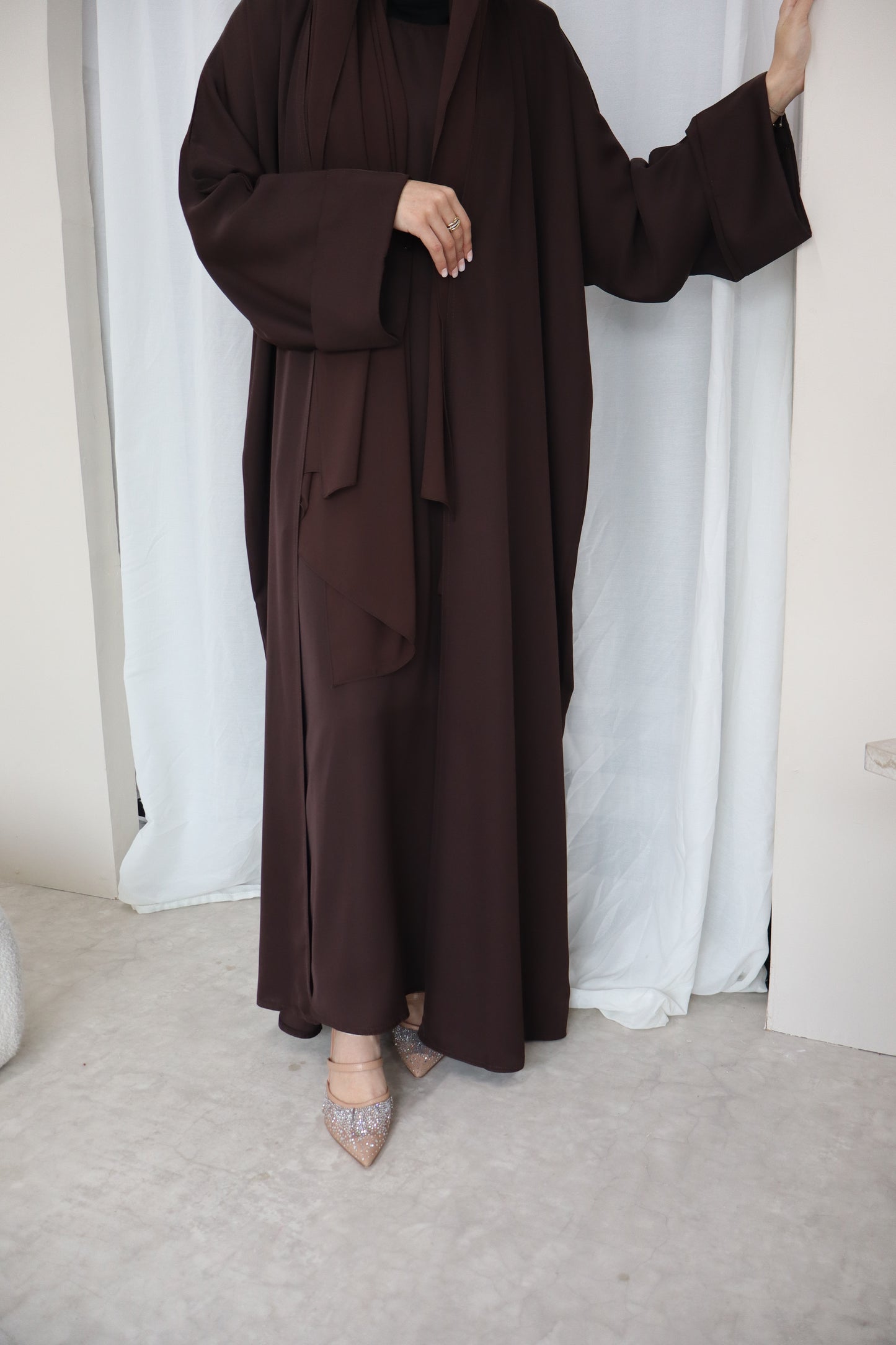 Abaya Set | Chocolate Brown