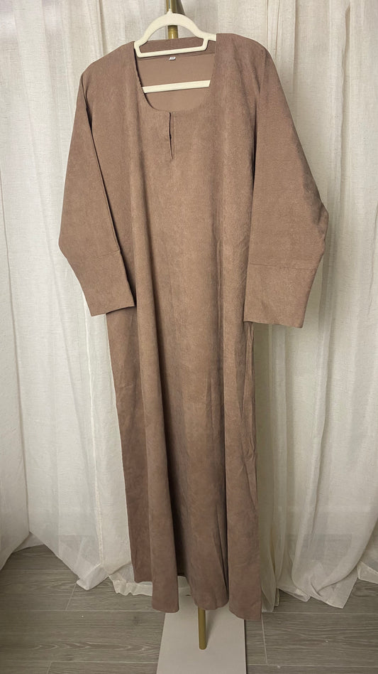 Closed Corduroy Abaya