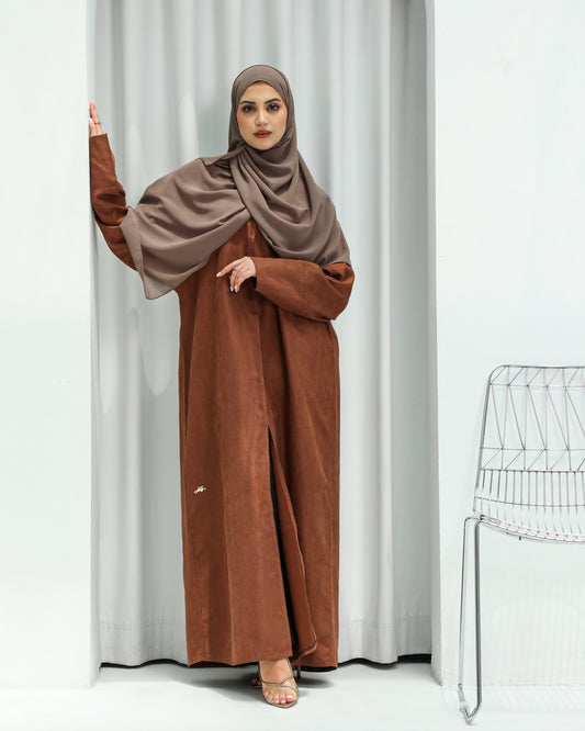 Autumn Essential Abaya | Brown