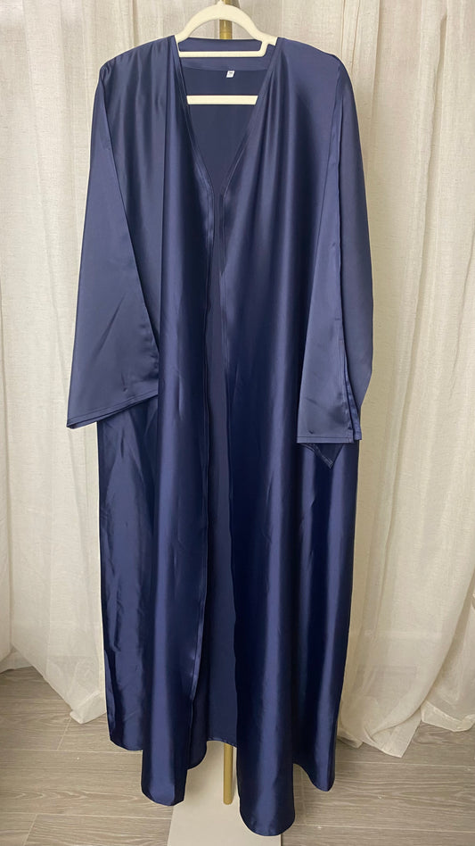 Satin Slit Sleeve Abaya