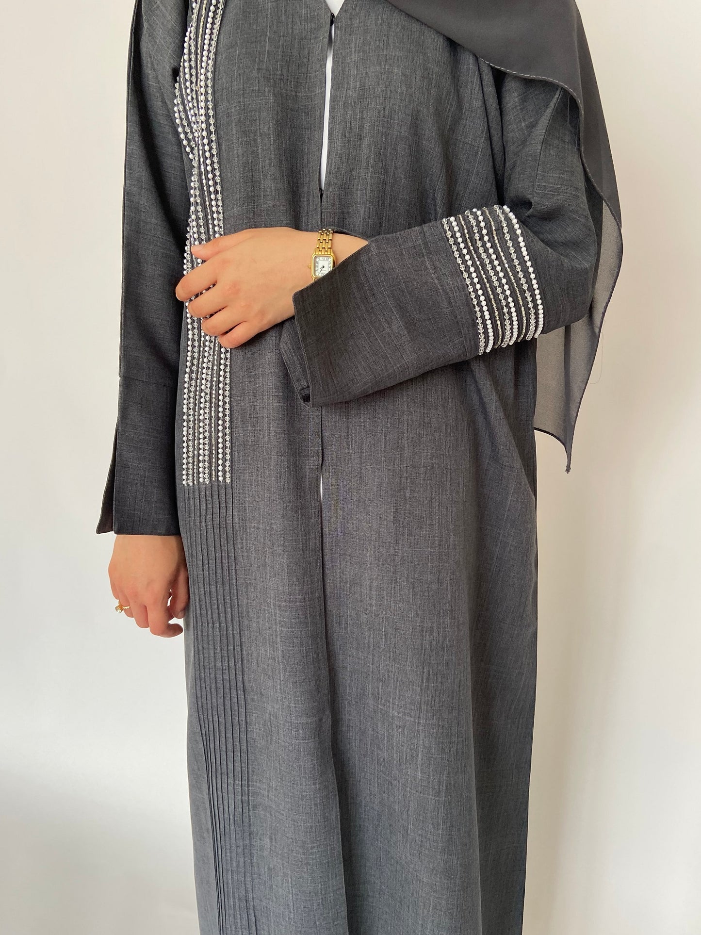 AH113 ABAYA | CHARCOAL