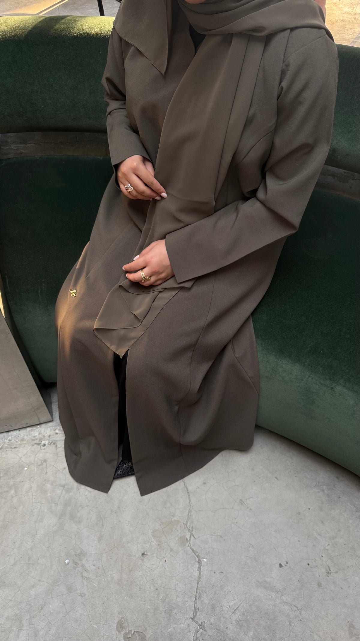 Tailored Abaya | Sage Green