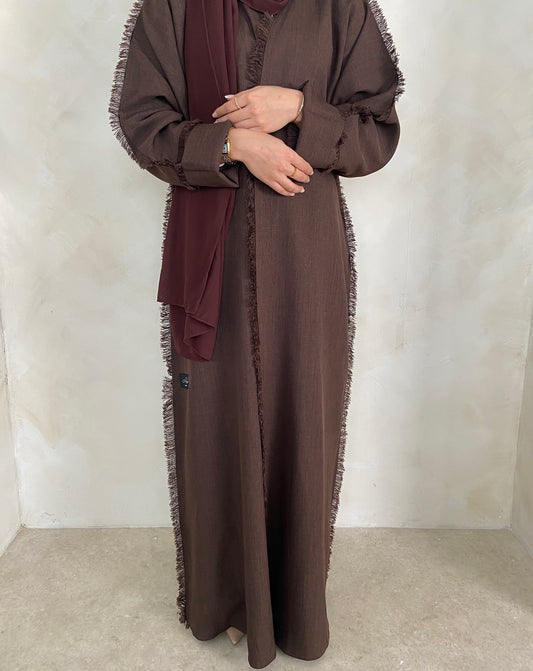 AH105 ABAYA / BROWN