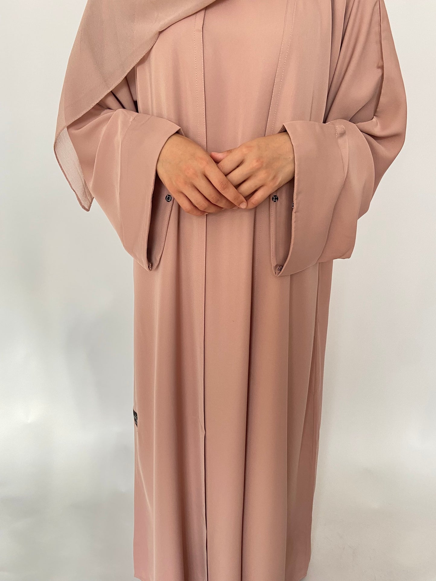 AH110 ABAYA SET / ROSE