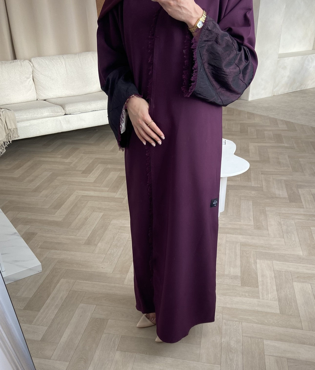 COLLECTION AH107 ABAYA / ROYAL PURPLE