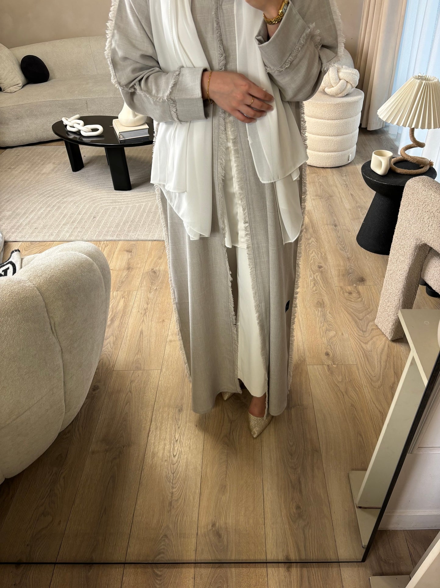 AH105 ABAYA / STONE