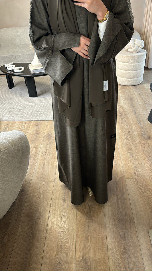 AH108 ABAYA / OLIVE