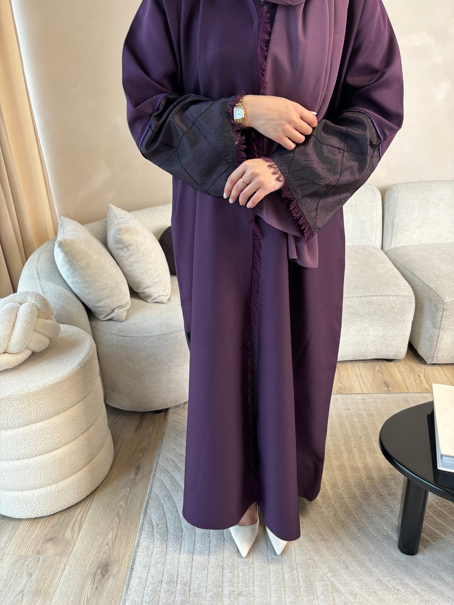 COLLECTION AH107 ABAYA / ROYAL PURPLE