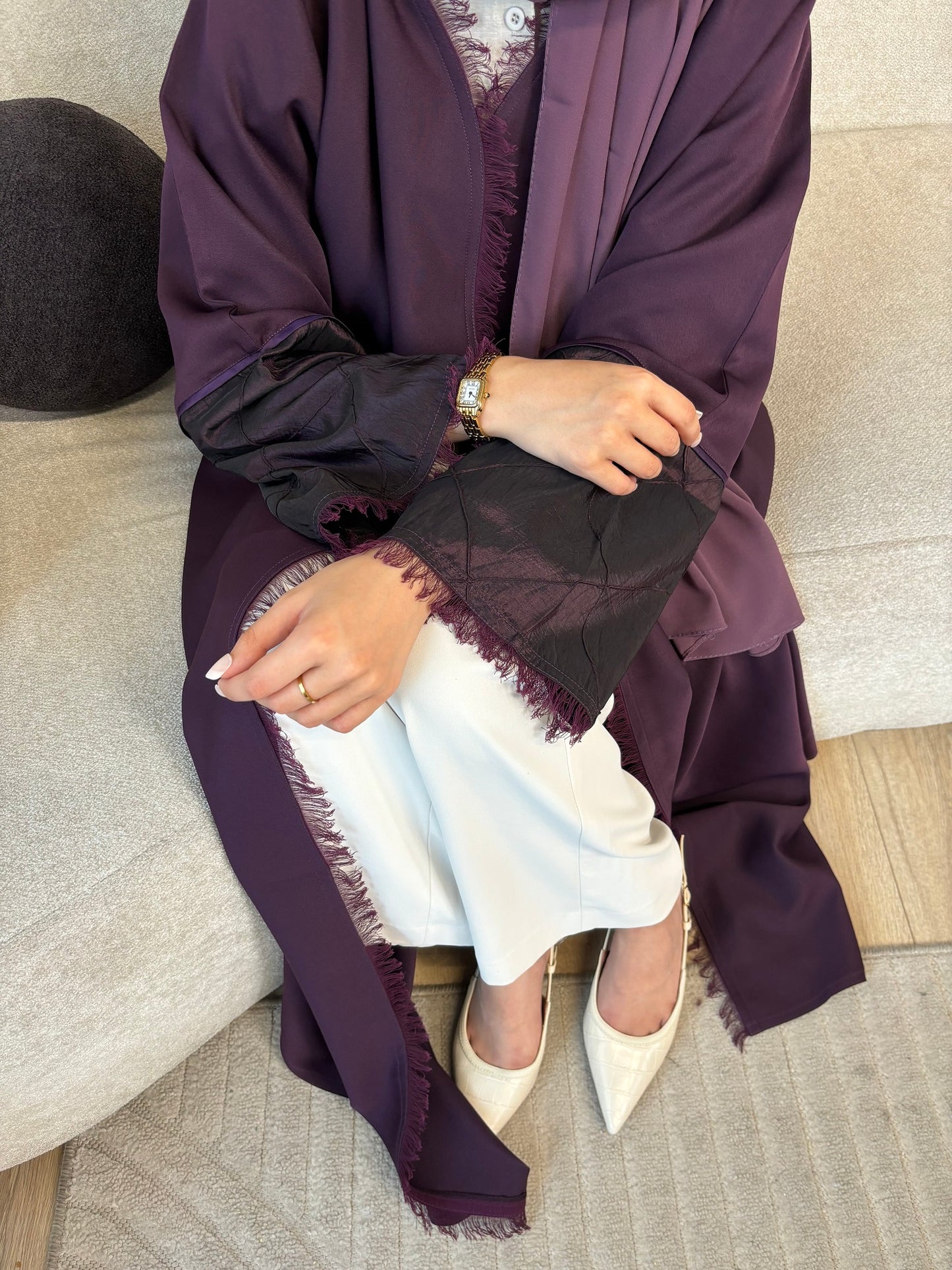 COLLECTION AH107 ABAYA / ROYAL PURPLE