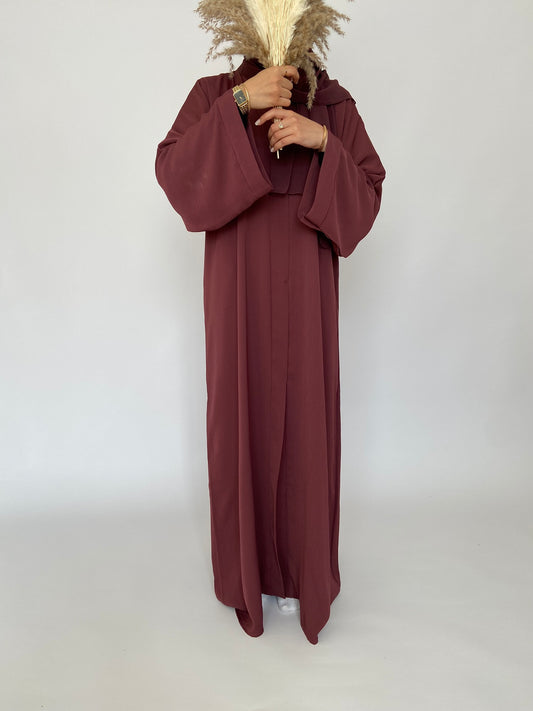 Cherry Textured NOUR Abaya