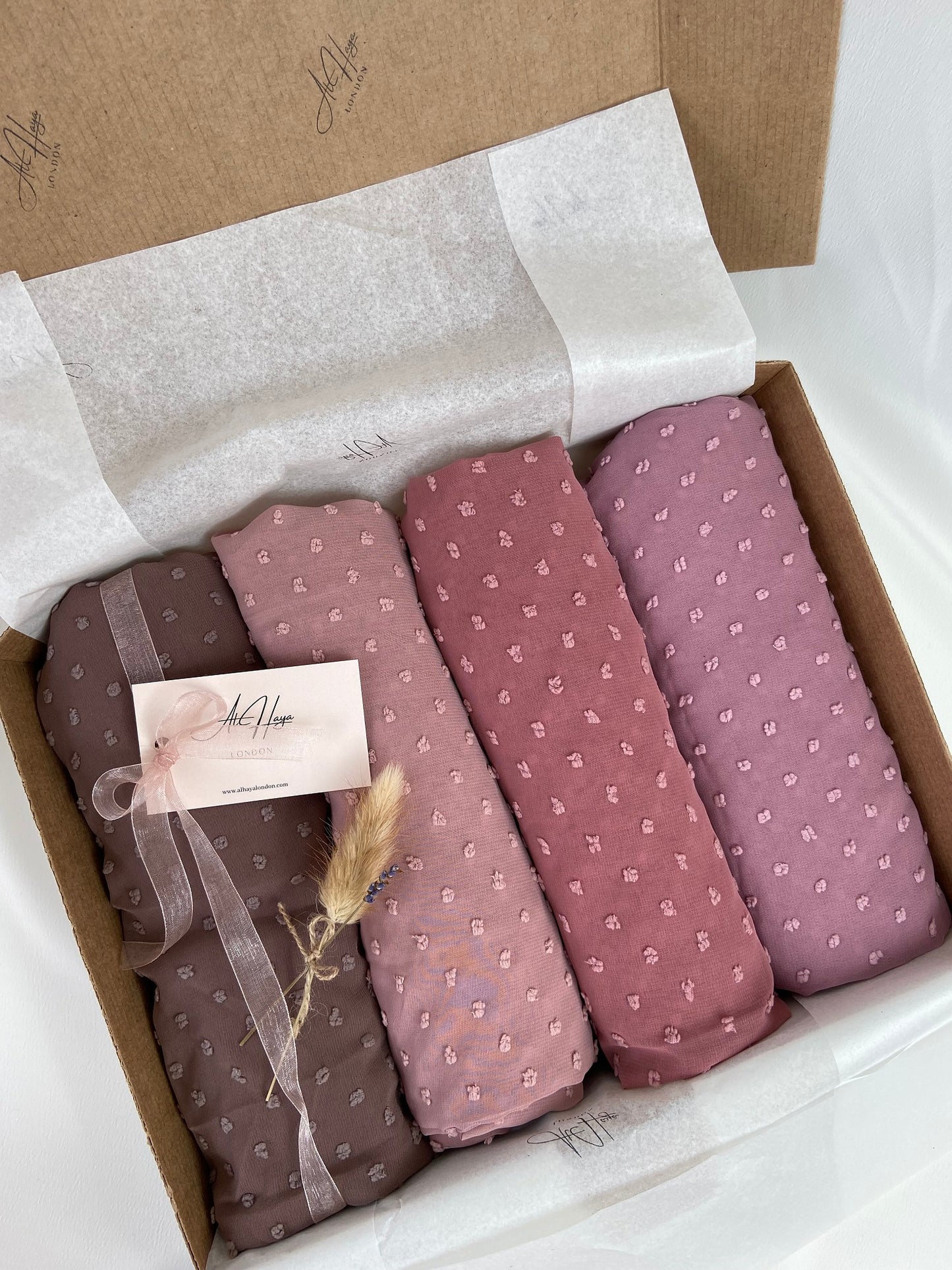 Neutral Pinks Hijab Gift Box