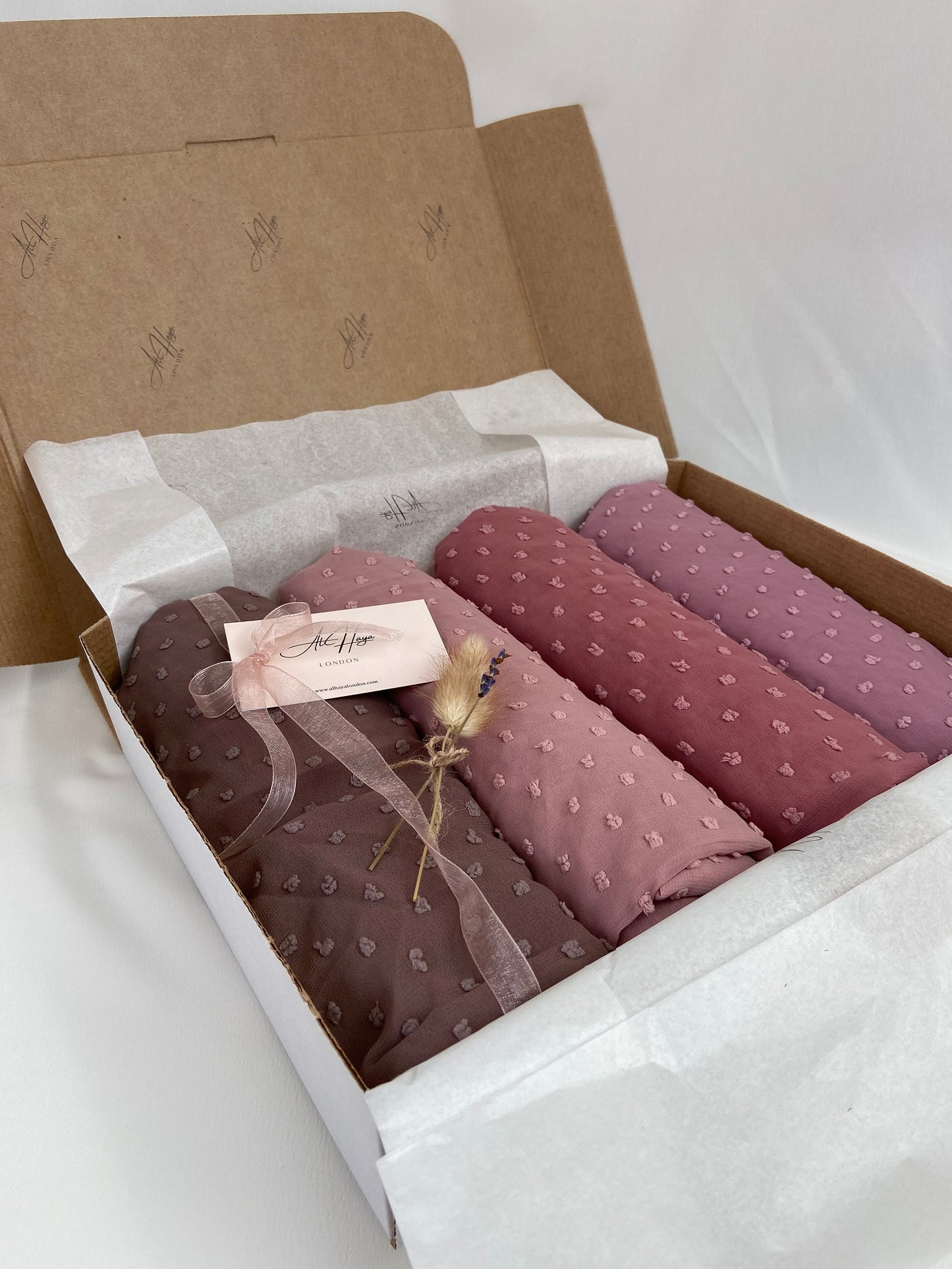 Neutral Pinks Hijab Gift Box