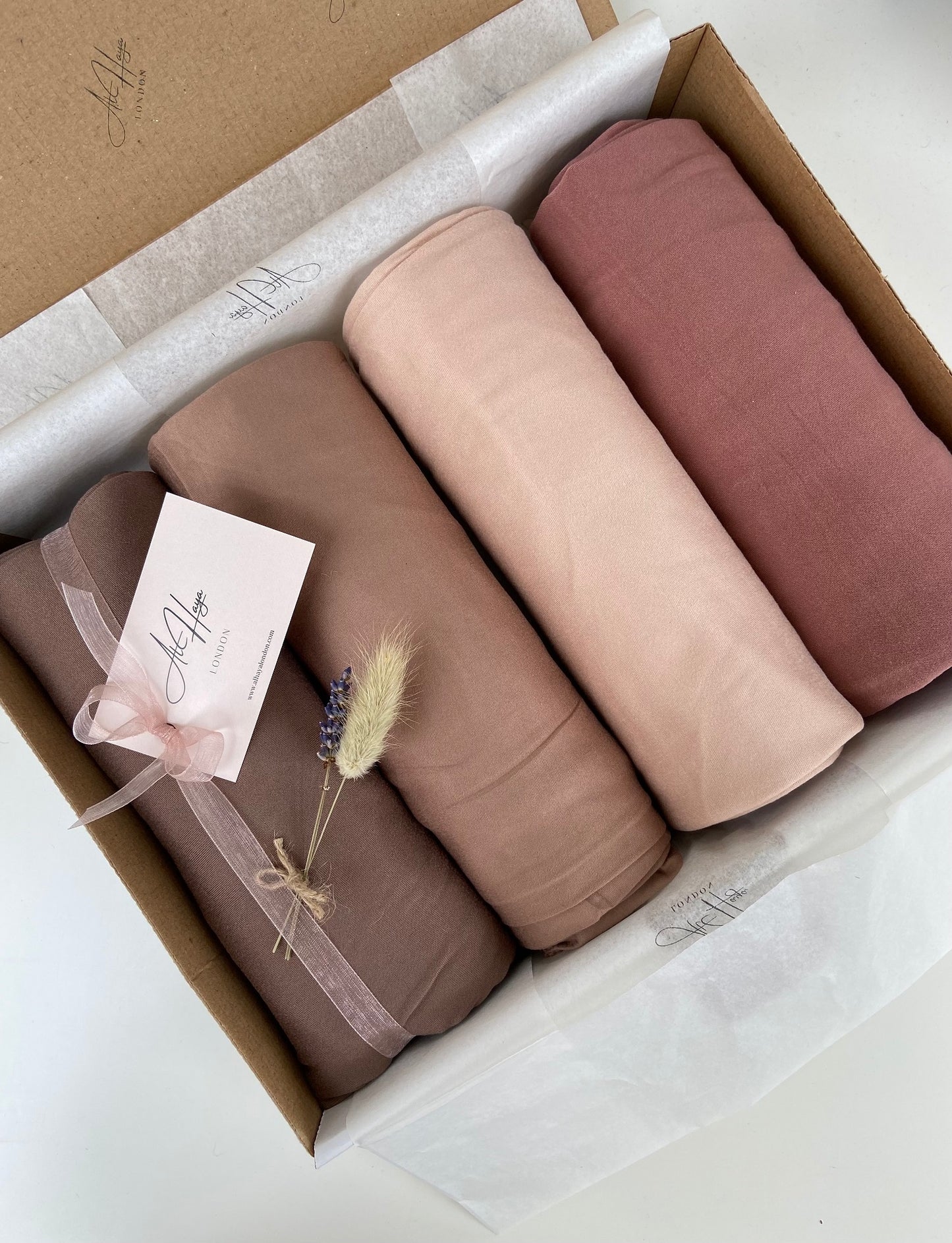 Neutral Tones Hijab Gift Box