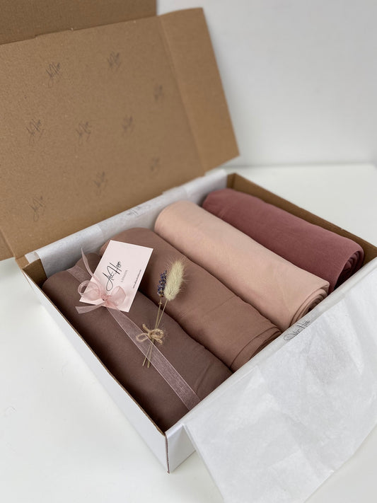 Neutral Tones Hijab Gift Box