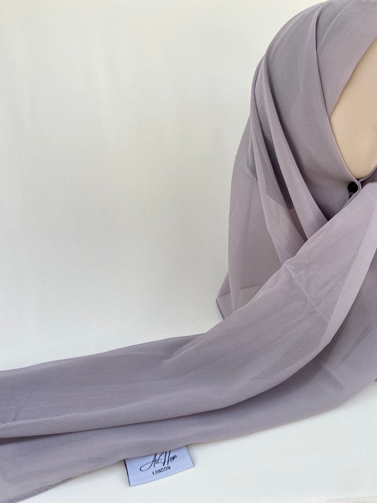 Lilac Premium Chiffon Hijab